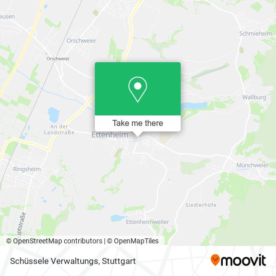 Schüssele Verwaltungs map