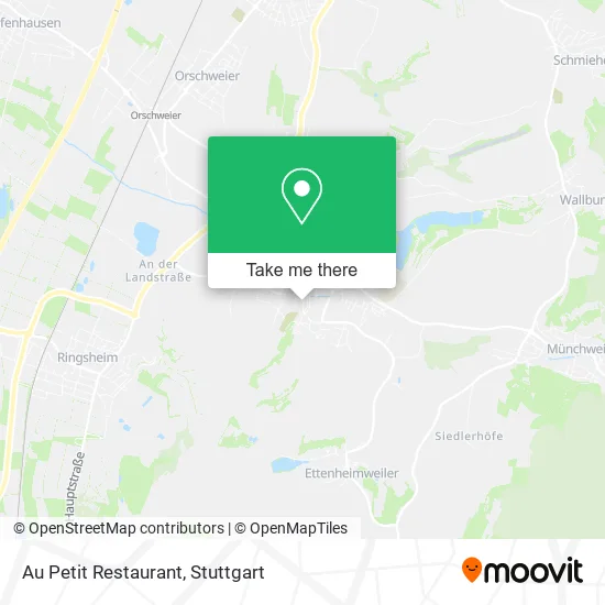 Карта Au Petit Restaurant