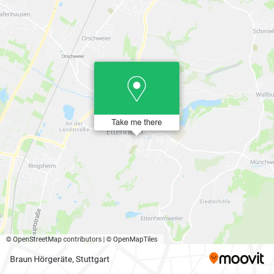 Карта Braun Hörgeräte