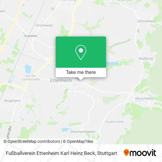 Карта Fußballverein Ettenheim Karl Heinz Beck