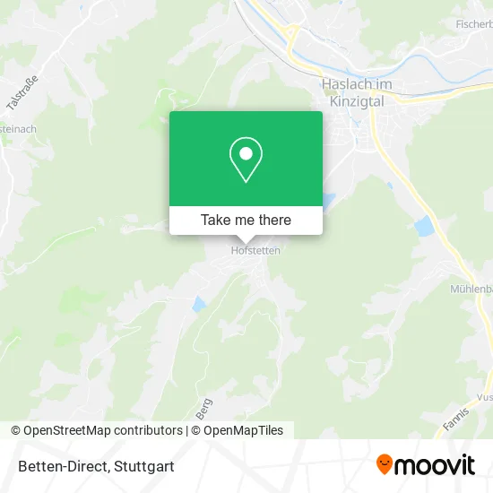 Betten-Direct map