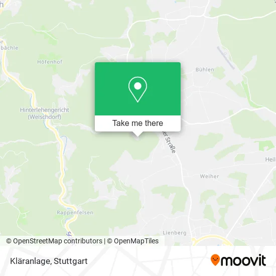 Карта Kläranlage