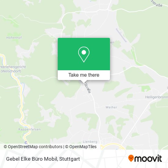 Gebel Elke Büro Mobil map