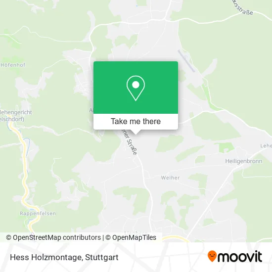 Hess Holzmontage map