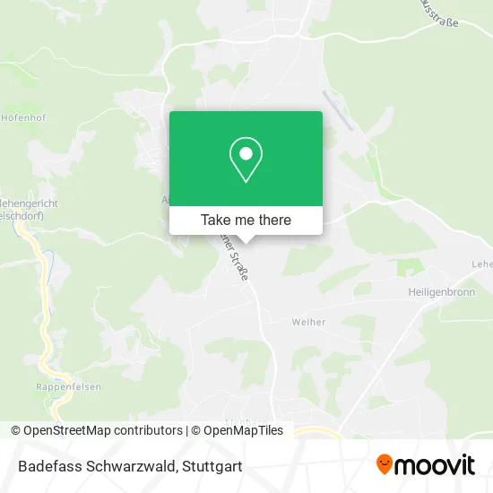 Карта Badefass Schwarzwald