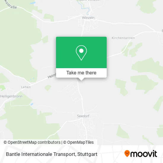 Карта Bantle Internationale Transport