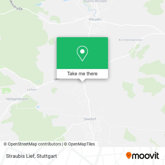 Straubis Lief map