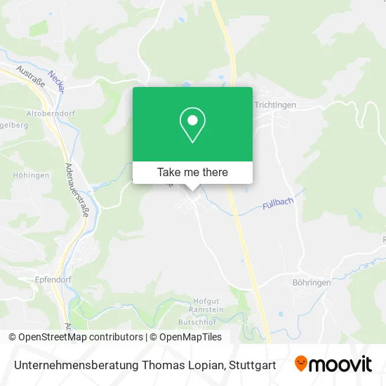 Карта Unternehmensberatung Thomas Lopian