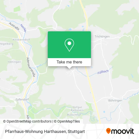 Карта Pfarrhaus-Wohnung Harthausen