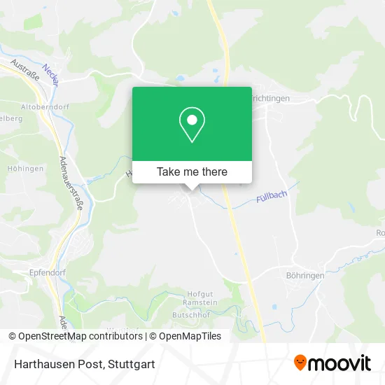 Карта Harthausen Post