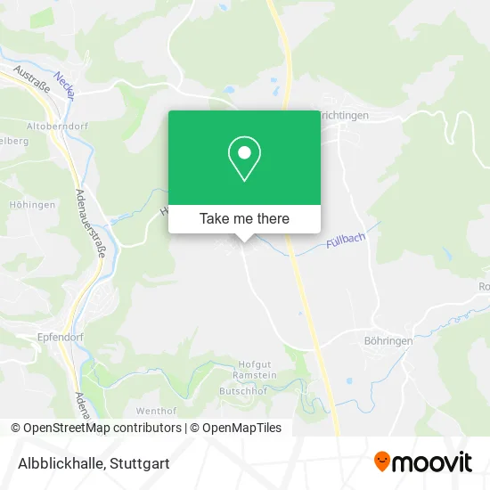 Карта Albblickhalle