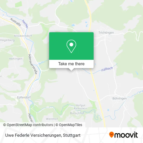 Карта Uwe Federle Versicherungen