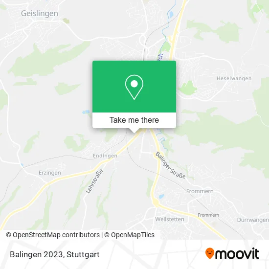 Карта Balingen 2023