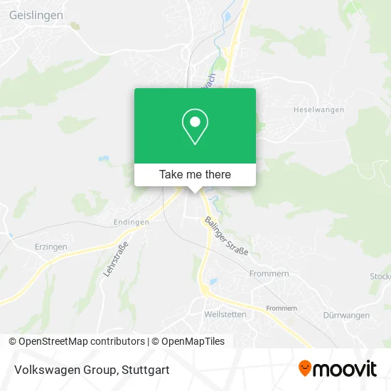 Карта Volkswagen Group