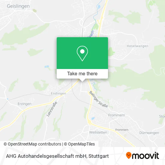 Карта AHG Autohandelsgesellschaft mbH