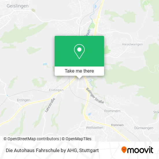 Карта Die Autohaus Fahrschule by AHG
