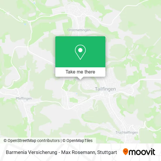 Карта Barmenia Versicherung - Max Rosemann