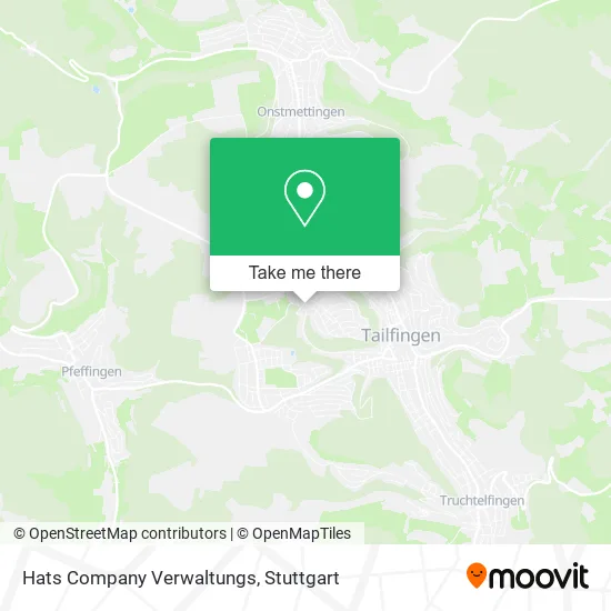 Карта Hats Company Verwaltungs