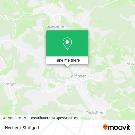 Карта Heuberg