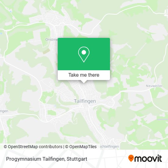 Progymnasium Tailfingen map