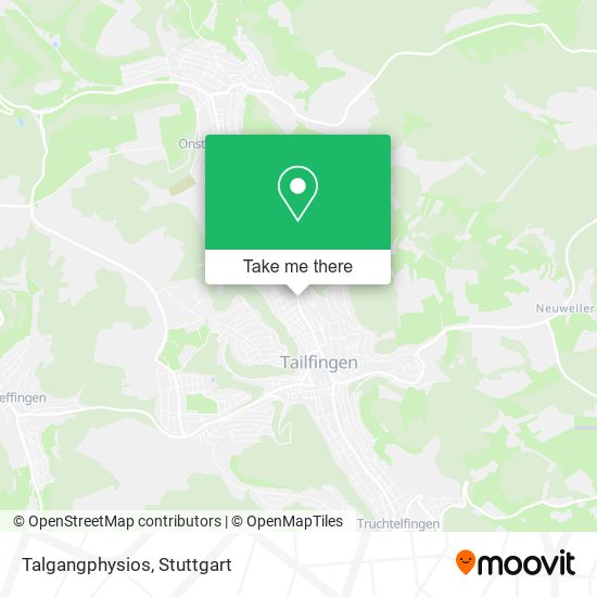 Talgangphysios map