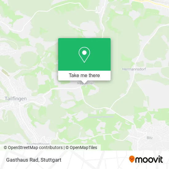 Карта Gasthaus Rad