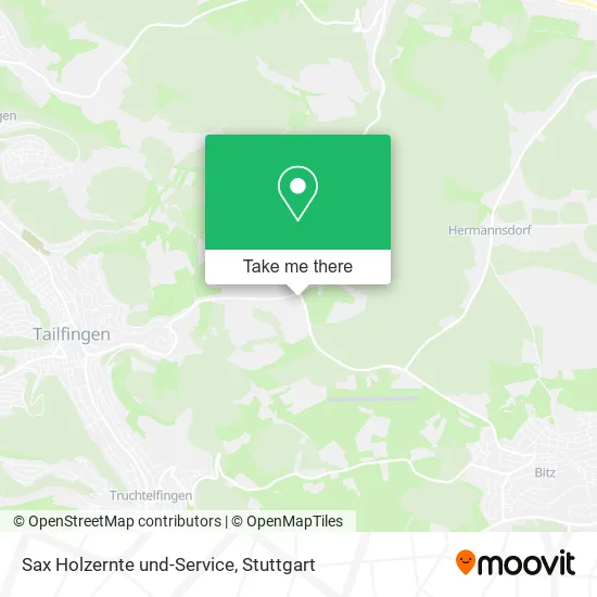 Карта Sax Holzernte und-Service