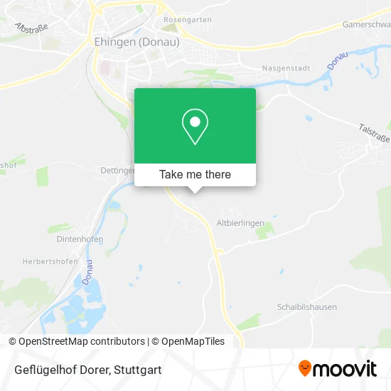 Карта Geflügelhof Dorer