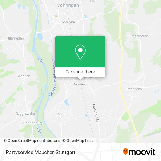 Карта Partyservice Maucher