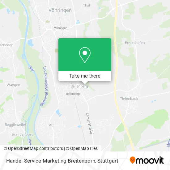 Карта Handel-Service-Marketing Breitenborn