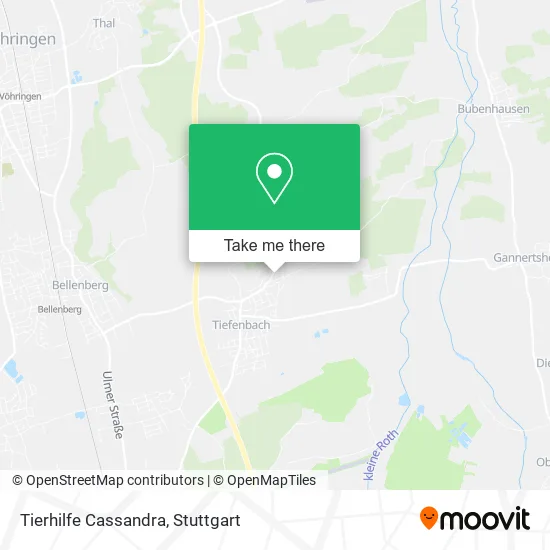 Карта Tierhilfe Cassandra