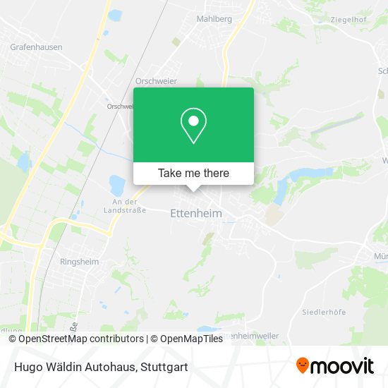 Hugo Wäldin Autohaus map