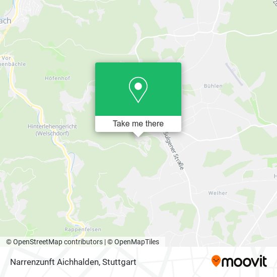 Narrenzunft Aichhalden map