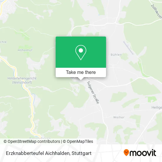 Карта Erzknabberteufel Aichhalden