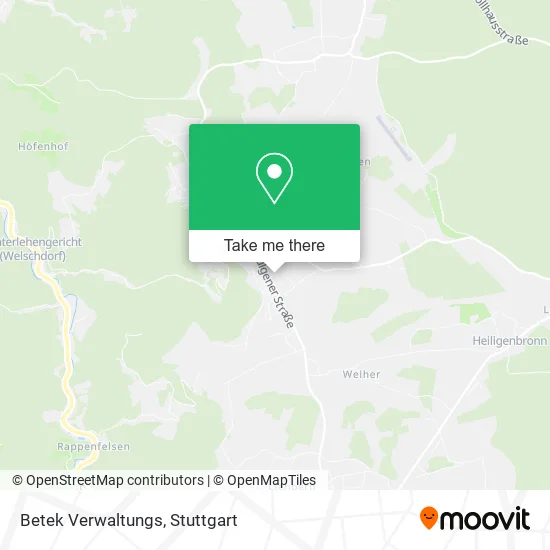 Карта Betek Verwaltungs