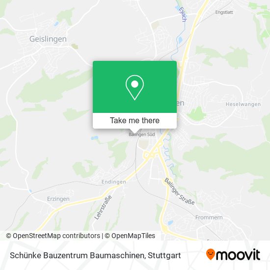 Schünke Bauzentrum Baumaschinen map
