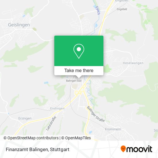 Finanzamt Balingen map