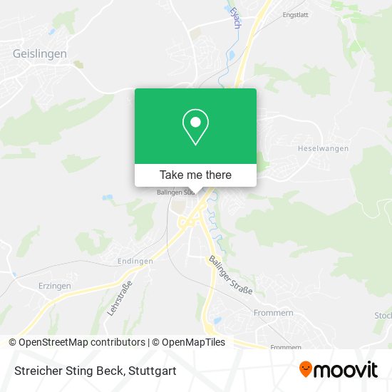 Streicher Sting Beck map