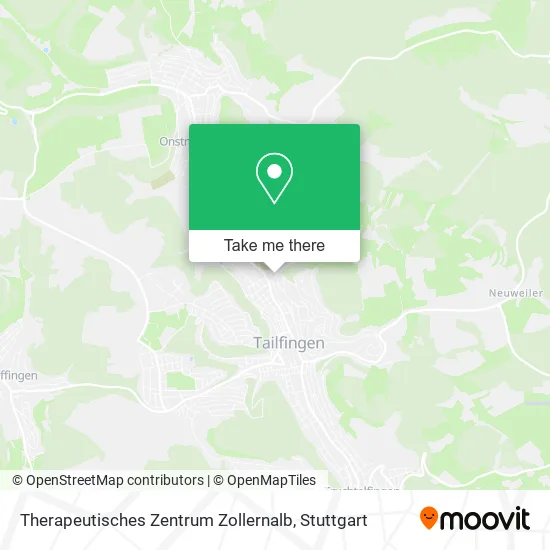 Карта Therapeutisches Zentrum Zollernalb