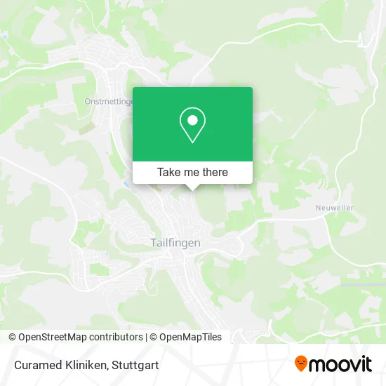 Карта Curamed Kliniken