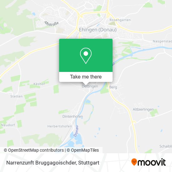 Narrenzunft Bruggagoischder map