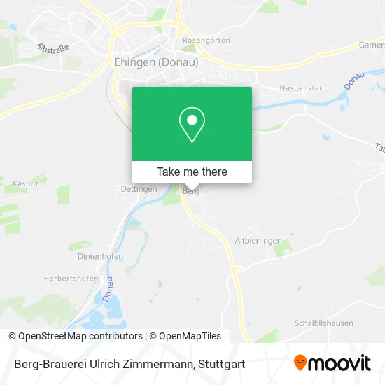 Карта Berg-Brauerei Ulrich Zimmermann