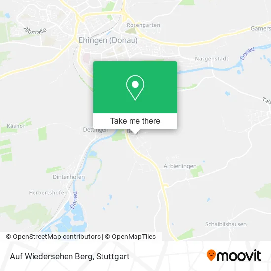 Карта Auf Wiedersehen Berg