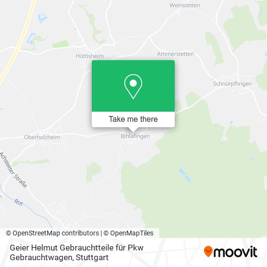 Geier Helmut Gebrauchtteile für Pkw Gebrauchtwagen map