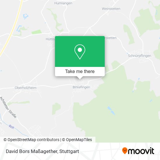David Bors Maßagether map