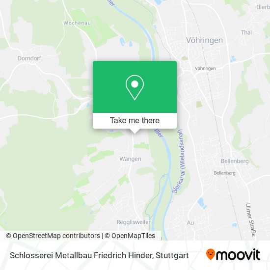 Schlosserei Metallbau Friedrich Hinder map