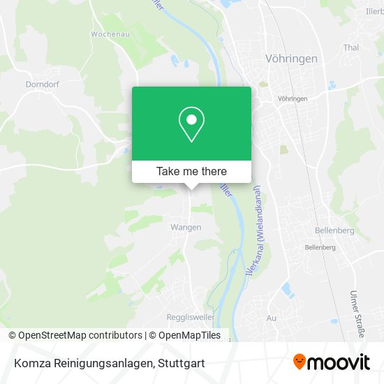 Komza Reinigungsanlagen map