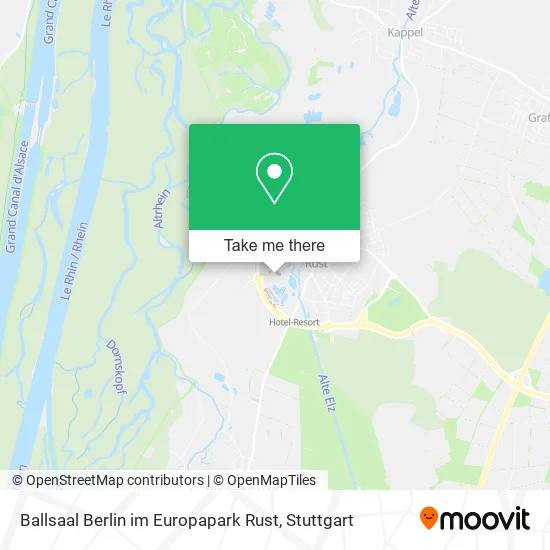 Карта Ballsaal Berlin im Europapark Rust