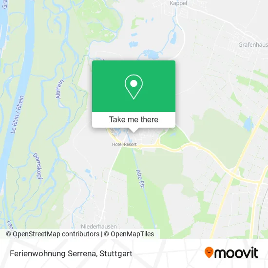 Карта Ferienwohnung Serrena