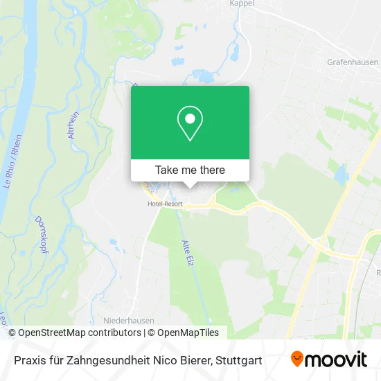 Карта Praxis für Zahngesundheit Nico Bierer